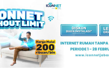 Internet Unlimited Iconnet Jabar: Solusi WiFi Stabil untuk Rumah dan UMKM di Bandung